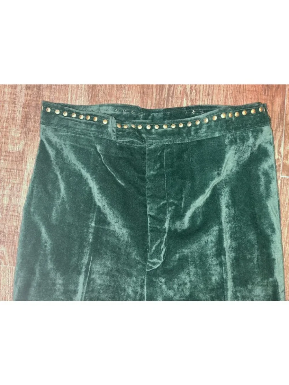 1970s Custom Western Pant Suit Satin Velvet Professional Singer Music Stage S